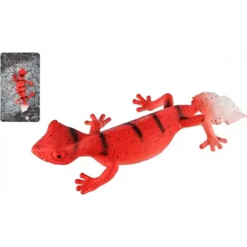 Hračka Antistresový natahovací gekon ze silikonu 18 cm