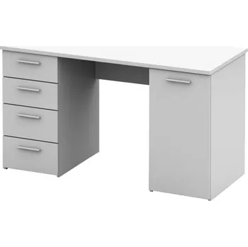 Psací stůl Tempo Kondela Telur (bílá)