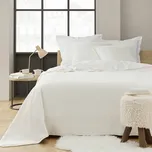 Douceur d'intérieur Přehoz na postel a povlaky na polštáře, MYLENE, 220 x 240 cm, ecru