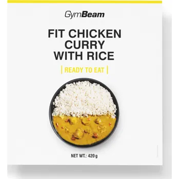 Anabolizér FIT Kuřecí kari s rýží Ready to eat - GymBeam Balení (g): 6 x 420 g