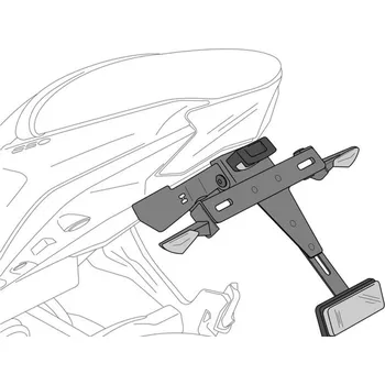 Nastavitelný držák SPZ PUIG 6372N černý 6372N