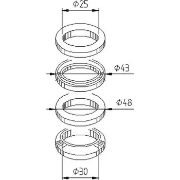 Sada ložisek řízení JMP 736.23.20