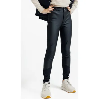 Jezdecké kalhoty FOUGANZA Dětské zimní nepromokavé rajtky 500 Kipwarm černé 6 LET ČERNÁ