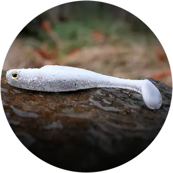 Umělá nástraha RedBass Gumová Nástraha Ripper Kicker White G - L 100 mm