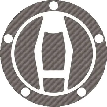 Ochranné nálepky na víčko nádrže PUIG X-TREME 9065C karbonový vzhled KAWASAKI ZX-10R Ninja 2017-2018