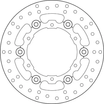 Brzdový kotouč Brzdový kotouč BREMBO 78B408A6 plovoucí KTM Adventure 990 (S,R) 2010-2012