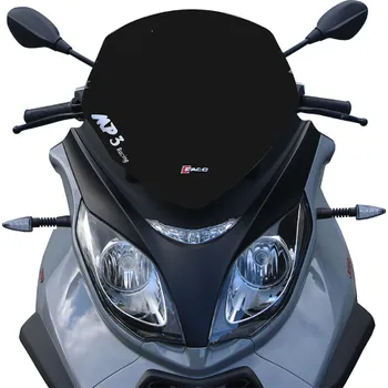 Plexi štít Faco 267008329 kouřová  435x425 PIAGGIO/VESPA MP3 500 2011-2020