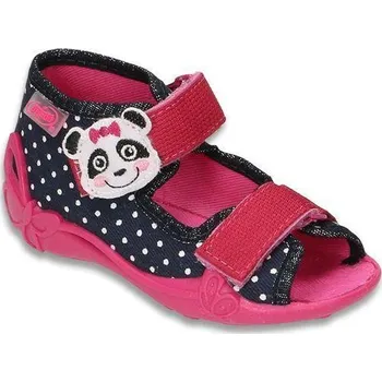 Dívčí bačkory Dívčí bačkůrky BEFADO PAPI 242P063 - medvídek Velikost: 26