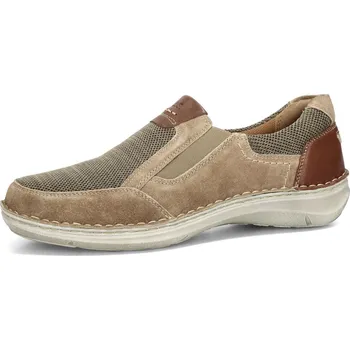 Pánské polobotky Josef Seibel pánské komfortní polobotky - béžovo hnedé