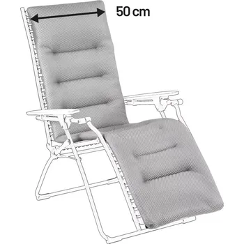 Křeslo Náhradní potah relaxační křeslo EVOLUTION BeComfort šedá Silver