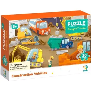 Puzzle Dodo Profese Stavební stroje 30 dílků