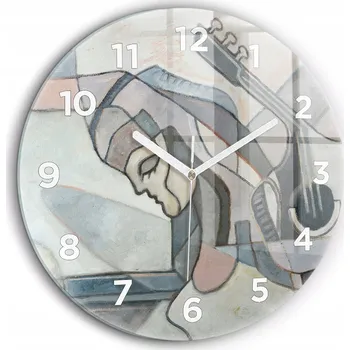 Hodiny Nástěnné hodiny Wallfluent šedé 60 cm