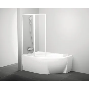 Vanová zástěna Zástěna na vanu RAVAK ROSA VSK2 150 L dvoudílná