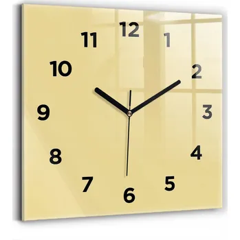 Hodiny Nástěnné hodiny Wallfluent béžové 30 cm