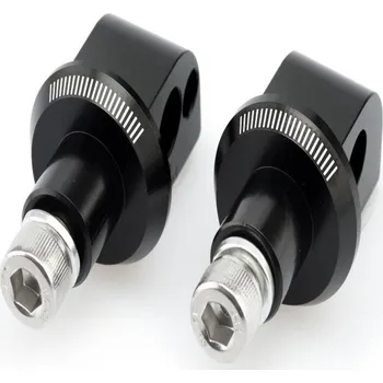 Footpeg adapters PUIG 9541N černý KYMCO AK 550 2017-2019