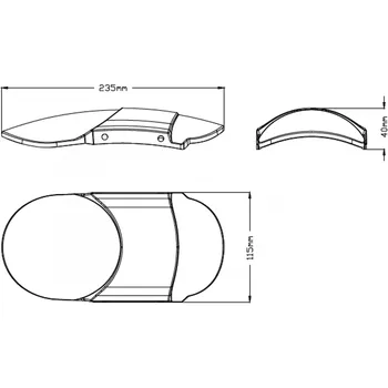 Přední blatník PUIG 3817N černý 3817N
