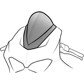 Plexi štít PUIG RACING 4625T oranžová KAWASAKI ZX-10R Ninja 2008-2010