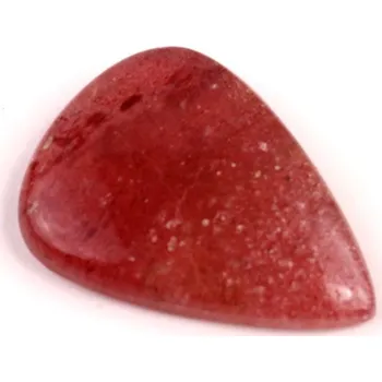 Korálek Kabošon Strawberry quartz č.576 (34x25x6mm)