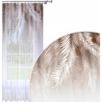 Obraz HOTOVÁ ZÁCLONA 140x230 VOÁL BAREVNÝ VZOR NA ŽABKY 192