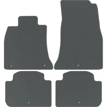 autokoberec Kobercové rohože Edecor velurové 4 ks