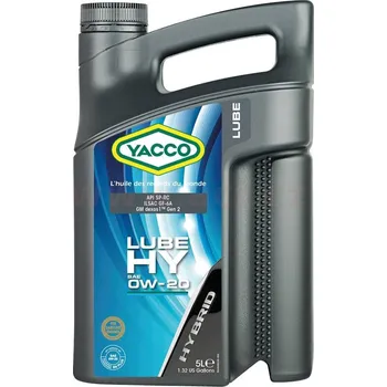 Motorový olej YACCO LUBE HY 0W20, 5 L 30595