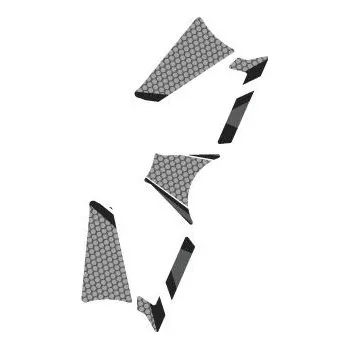 Ochranné nálepky na "brýle" PUIG RADIKAL 6897U šedá 6897U