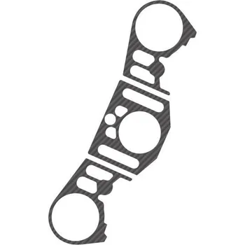 Ochranné nálepky na "brýle" PUIG X-TREME 6235C karbonový vzhled 6235C