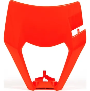 přední maska enduro KTM, RTECH (neon oranžová) KTM EXC-F 350 2017-2019