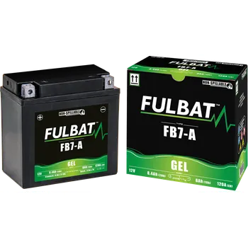 Motobaterie baterie 12V, FB7-A GEL, 12V, 8Ah, 120A, bezúdržbová GEL technologie 135x75x133 FULBAT (aktivovaná ve výrobě) HARLEY DAVIDSON FX 1200 Super Glide 1971-1979