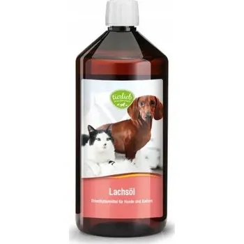 Lososový olej pro psy a kočky Tierlieb 1000 ml