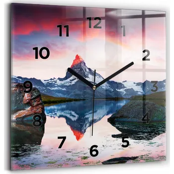 Hodiny Nástěnné hodiny Wallfluent černé 30 cm