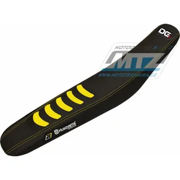 Moto sedlo Potah sedla Husqvarna FC+TC / 19-22 + FE+TE / 20-23 - barva černo-žlutá - typ potahu DG3 BB1624H