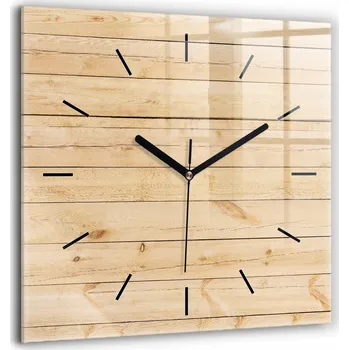 Hodiny Nástěnné hodiny Wallfluent hnědé 60 cm