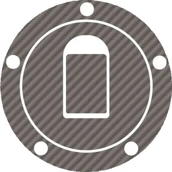 Ochranné nálepky na víčko nádrže PUIG X-TREME 8401C karbonový vzhled KAWASAKI ZZR 1100 2000-2001