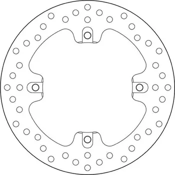 Brzdový kotouč Brzdový kotouč BREMBO Oro Fix - 68B407J1 MV AGUSTA Brutale 920 2012-2012