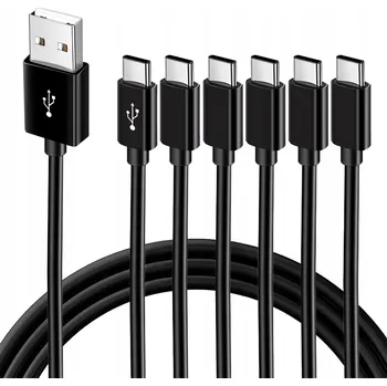 Datový kabel Kabel Interlook USB - USB typ C 1,5 m černý