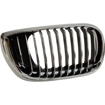 Posilovač řízení BMW E46 01-05 MŘÍŽKA MASKA LEDVINKA GRILL ČERNÁ PRAVÁ