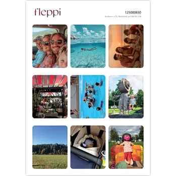 samolepka Fleppi Samolepky z vlastních fotek - 4 x 5 cm