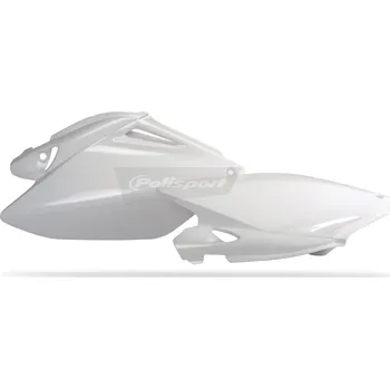 Boční číslové tabulky POLISPORT 8602800008 (pár) bílá 8602800008