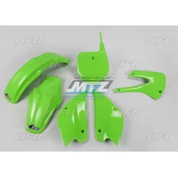 Sada plastů Kawasaki KX80+KX85 / 98-00 - barva zelená UFKAKIT206-08