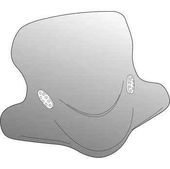 Plexi štít PUIG CITY TOURING 2403H kouřová PIAGGIO/VESPA NRG 50 mc3 2005-2019