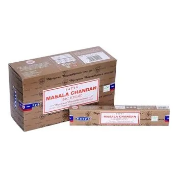 Vonná tyčinka Indické vonné tyčinky Schrinivas Satya Masala Chandan 15 g