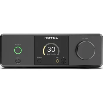 Hi-Fi Zesilovač Rotel DX-3 Black (Prémiový sluchátkový zesilovač a DAC s vysokým výkonem a širokou konektivitou, ideální pro náročné posluchače.)