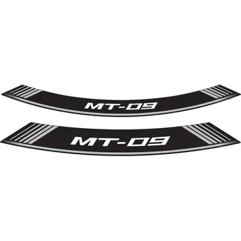 Linka na ráfek PUIG MT-09 9135P stříbrná linky na ráfek - sada 8ks YAMAHA MT-09 2013-2019