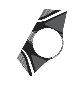 Ochranné nálepky na "brýle" PUIG RADIKAL 6950U šedá KAWASAKI Z 1000 2011-2016