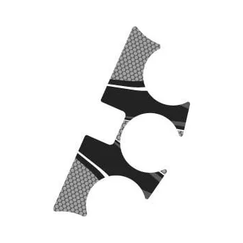 Ochranné nálepky na "brýle" PUIG RADIKAL 9074U šedá HONDA CRF 1000 Africa Twin 2016-2019