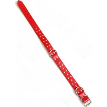 Obojek pro psa Obojek KZ/P 3x55 cm, zdobený-červený