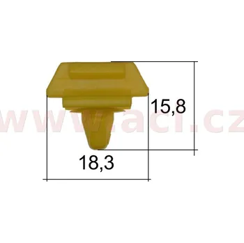 plastová příchytka (sada 10 ks) 72415