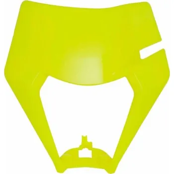 přední maska enduro KTM, RTECH (neon žlutá) KTM EXC-F 350 2020-2021