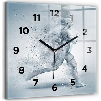 Hodiny Nástěnné hodiny Wallfluent šedé 30 cm